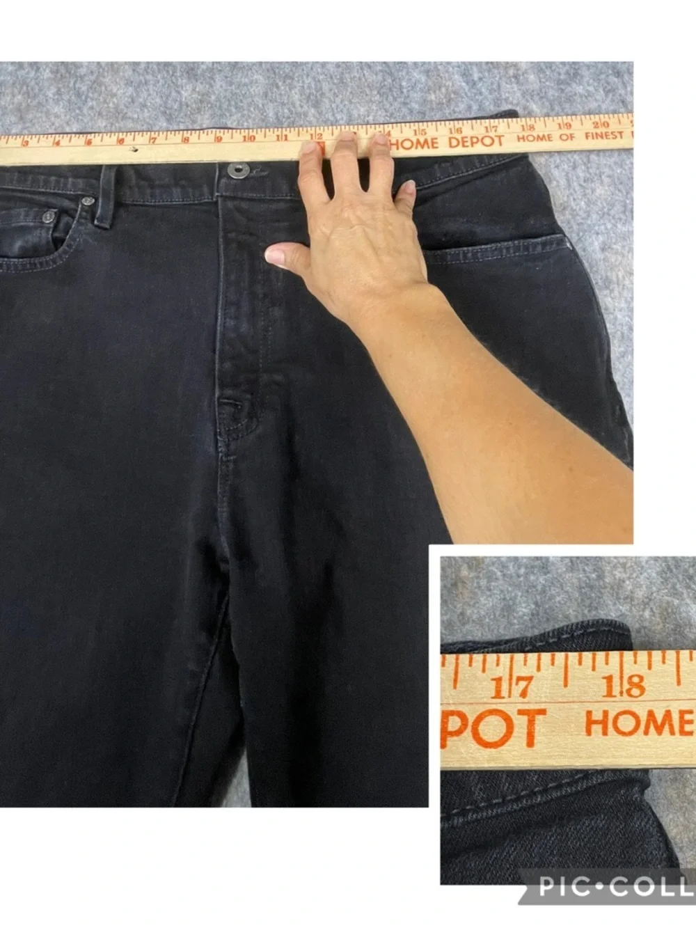 Flint and Tinder Tapered Fit Black Chino Pants Men 36x32